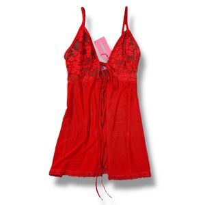 Edikted Mimosa Sheer Lace Long Tank Top